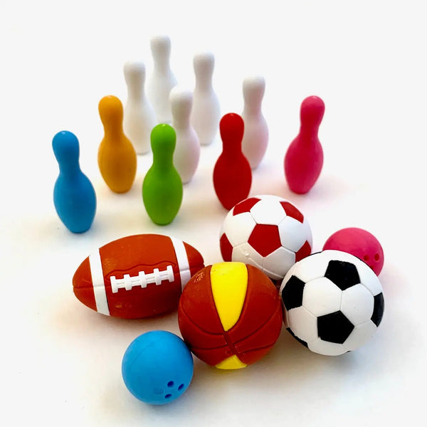 Iwako Sports Eraser Card - Where The Sidewalk Ends Toy Shop