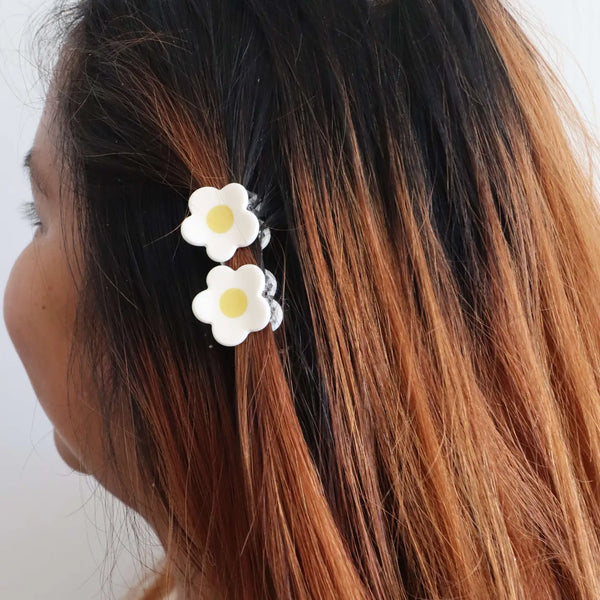 Micro Fruit and Flowers Hair Claw Clip Set - Where The Sidewalk Ends Toy Shop