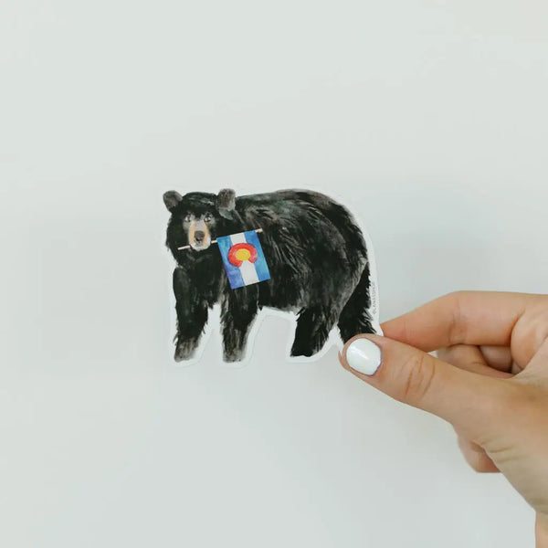 Colorado Bear Sticker - Where The Sidewalk Ends Toy Shop