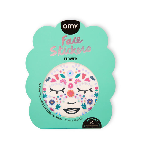 Face Stickers - Flowers - Where The Sidewalk Ends Toy Shop