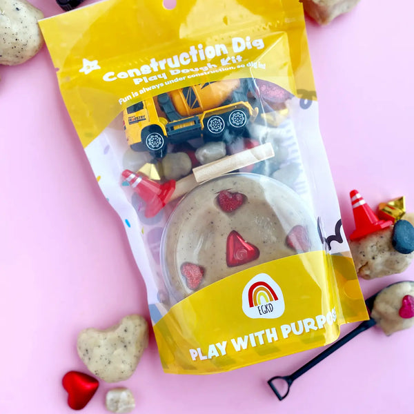 Valentines "I Dig You" Construction Kiddough Play Kit - Where The Sidewalk Ends Toy Shop