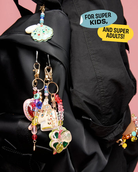 Sparkle Shell Bag Charm - Where The Sidewalk Ends Toy Shop