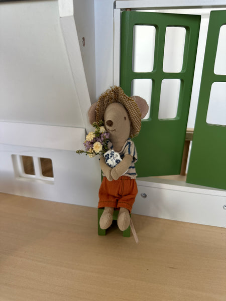 Miniature Flower Arrangement in Vase - Where The Sidewalk Ends Toy Shop