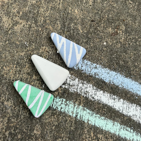Snowglobe Trees Handmade Sidewalk Chalk - Where The Sidewalk Ends Toy Shop