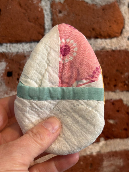 Set of 3 Quilted Egg Pouches - Where The Sidewalk Ends Toy Shop