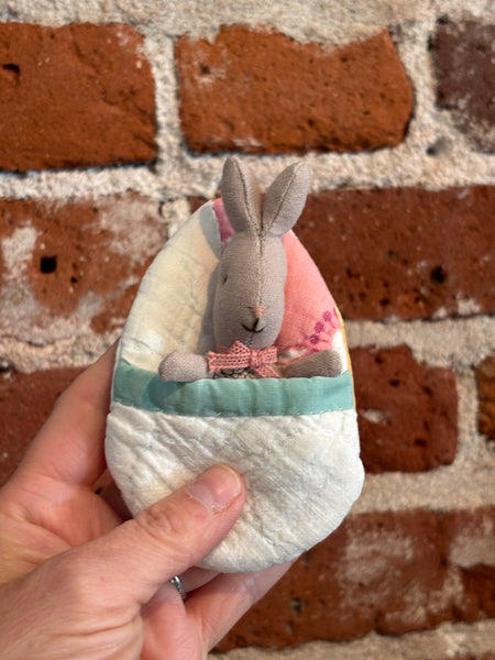 Set of 3 Quilted Egg Pouches - Where The Sidewalk Ends Toy Shop