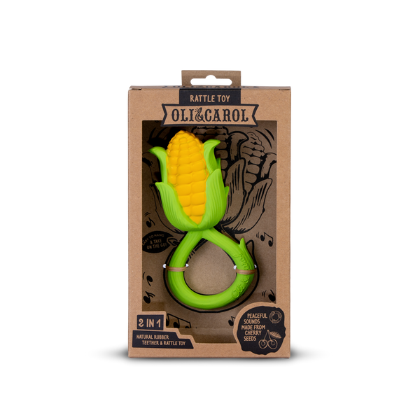 Corn Rattle Toy - Where The Sidewalk Ends Toy Shop