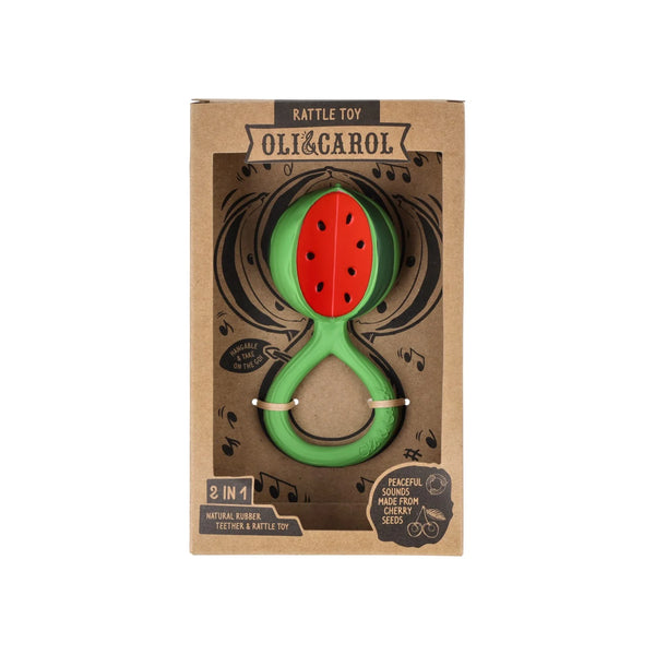Watermelon Rattle Toy - Where The Sidewalk Ends Toy Shop