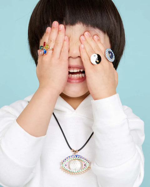 Suncatching Eye Necklace - Where The Sidewalk Ends Toy Shop