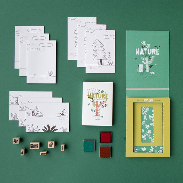 Calming Stamps Nature - Where The Sidewalk Ends Toy Shop