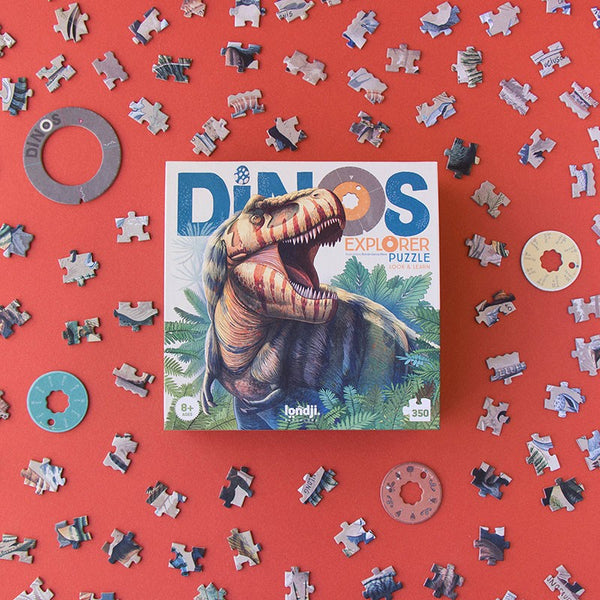 Dinos Explorer Puzzle - Where The Sidewalk Ends Toy Shop