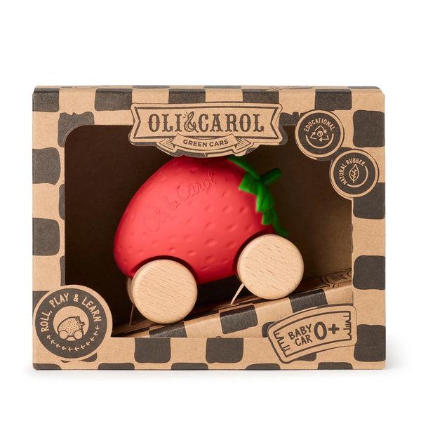 Sweetie the Strawberry Baby Car - Where The Sidewalk Ends Toy Shop