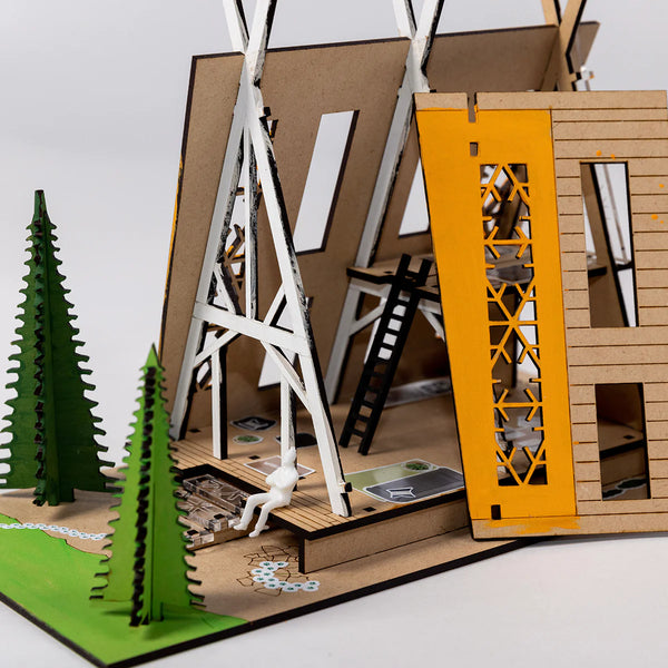 Evergreen Cabin - Where The Sidewalk Ends Toy Shop
