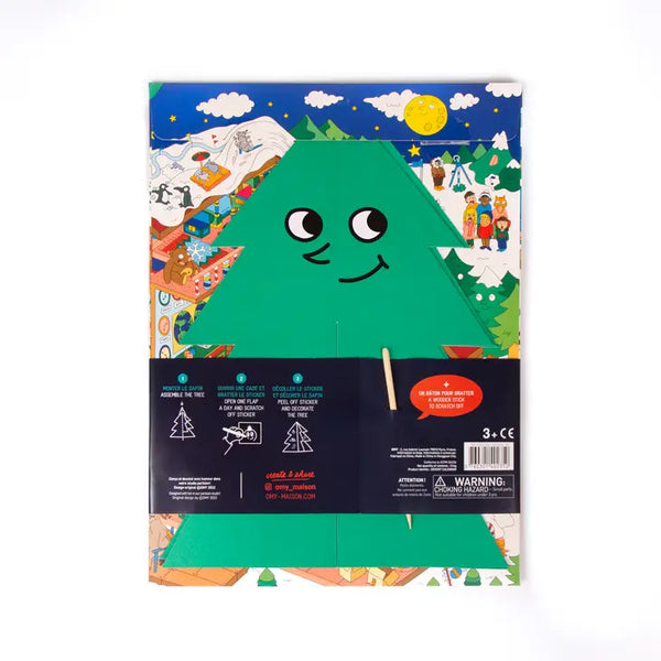 3D Christmas Tree Advent Calendar - Where The Sidewalk Ends Toy Shop