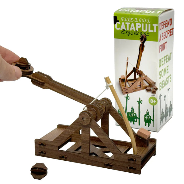 Mini Catapult : Wooden Engineering Model Building Kit - Where The Sidewalk Ends Toy Shop