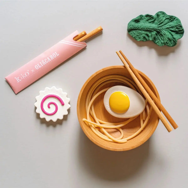 Kiko X Oli & Carol Ramen Bowl Playset - Where The Sidewalk Ends Toy Shop