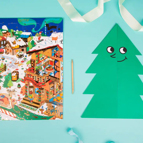 3D Christmas Tree Advent Calendar - Where The Sidewalk Ends Toy Shop