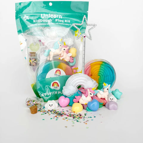 Unicorn Rainbow (Rainbow Sherbet) Kiddough Play Kit - Where The Sidewalk Ends Toy Shop
