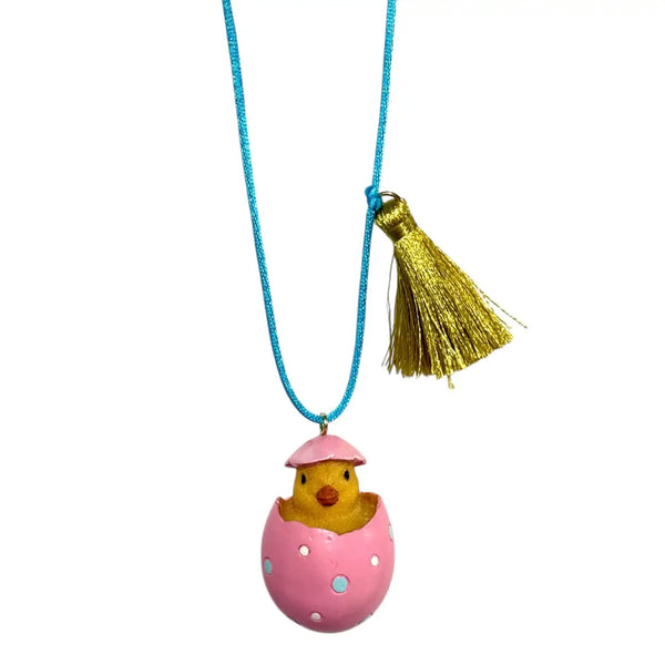 Easter Egg Chick Necklace - Where The Sidewalk Ends Toy Shop