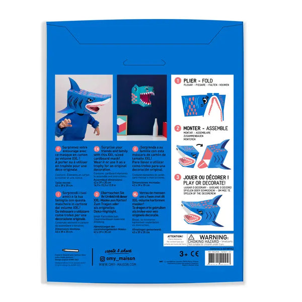 3D Shark Mask - Where The Sidewalk Ends Toy Shop