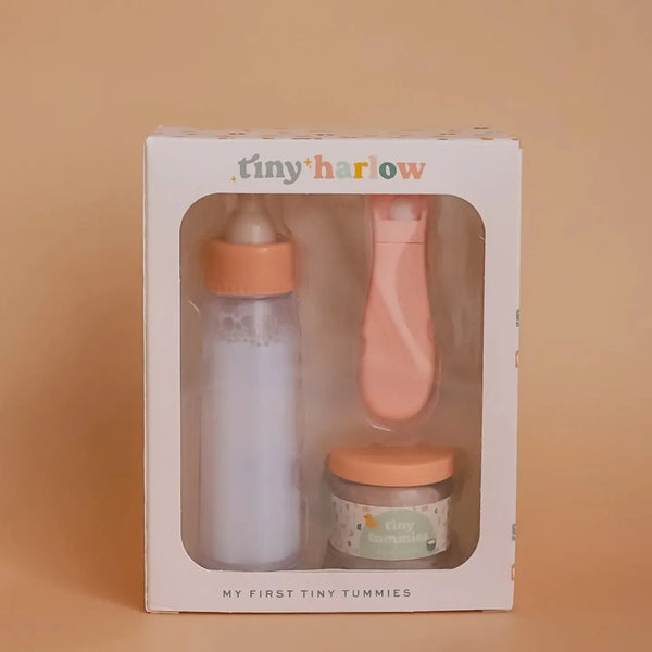 My First Tiny Tummies Gift Set - Milk and Cereal - Where The Sidewalk Ends Toy Shop