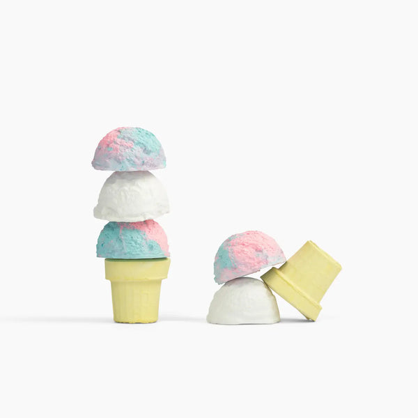 Blue Raspberry Ice Cream Cone Handmade Sidewalk Chalk - Where The Sidewalk Ends Toy Shop