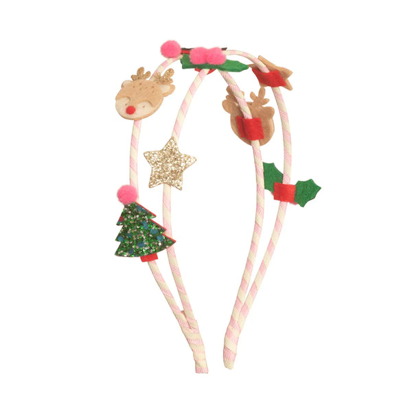 Festive Christmas Double Headband - Where The Sidewalk Ends Toy Shop