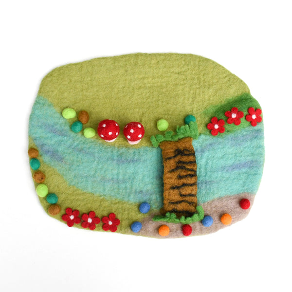Fairy River and Bridge Play Mat Playscape - Where The Sidewalk Ends Toy Shop