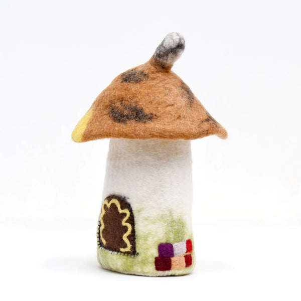 Fairies and Gnomes House - Brown - Where The Sidewalk Ends Toy Shop