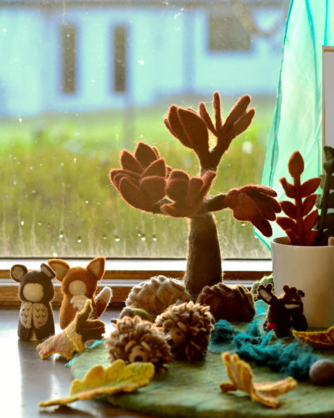 Felt Pinecones - Set of 3 - Where The Sidewalk Ends Toy Shop