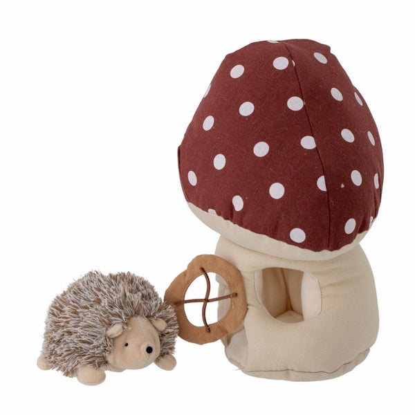 Gaston Soft toy, Red, Linen - Where The Sidewalk Ends Toy Shop