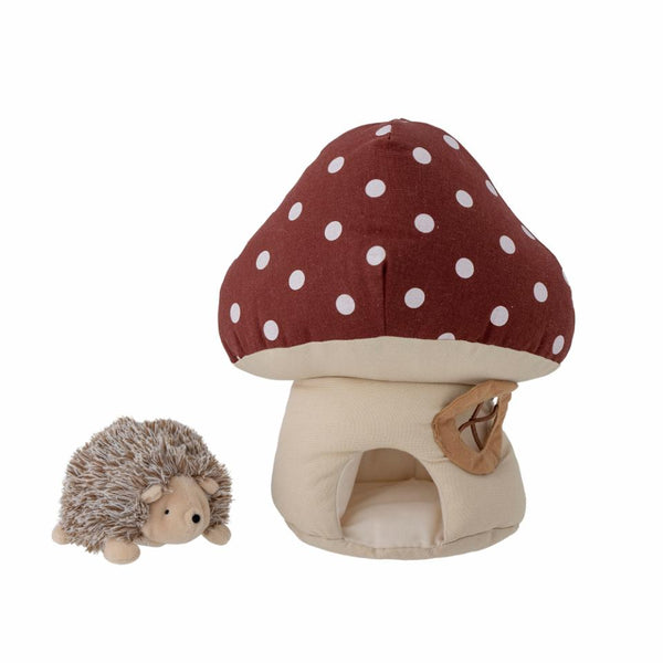 Gaston Soft toy, Red, Linen - Where The Sidewalk Ends Toy Shop