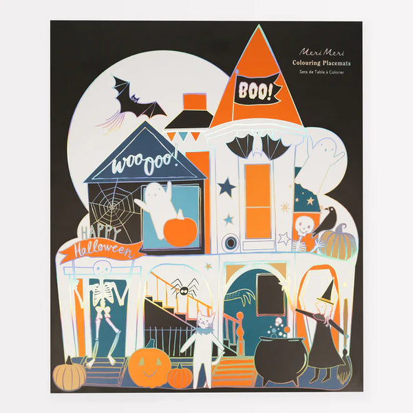 Shaped Halloween Colouring Placemats - Where The Sidewalk Ends Toy Shop