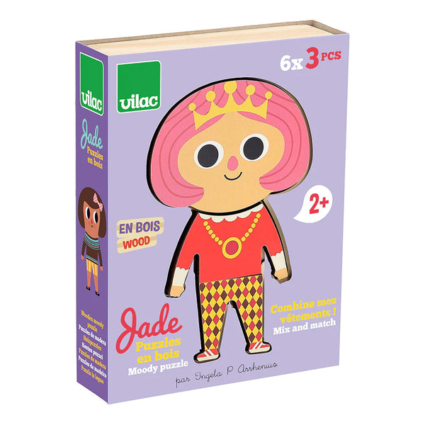 Jade - moody wooden puzzle - Ingela P.Arrhenius - Where The Sidewalk Ends Toy Shop