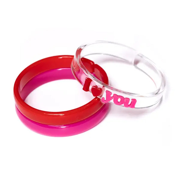 I Heart You Bangles Set/3 - Where The Sidewalk Ends Toy Shop