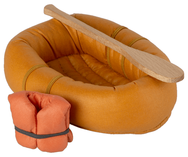 Rubber Boat, Mouse - Dusty yellow - Where The Sidewalk Ends Toy Shop