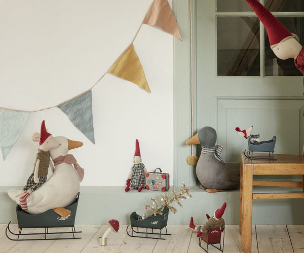 Sleigh, Mouse - Red - Where The Sidewalk Ends Toy Shop