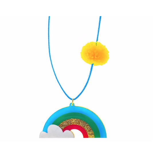 Rainbows Are Awesome Necklace - Where The Sidewalk Ends Toy Shop