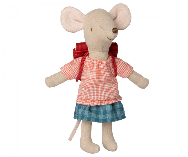 Tricycle mouse, Big sister with bag - Red - Where The Sidewalk Ends Toy Shop