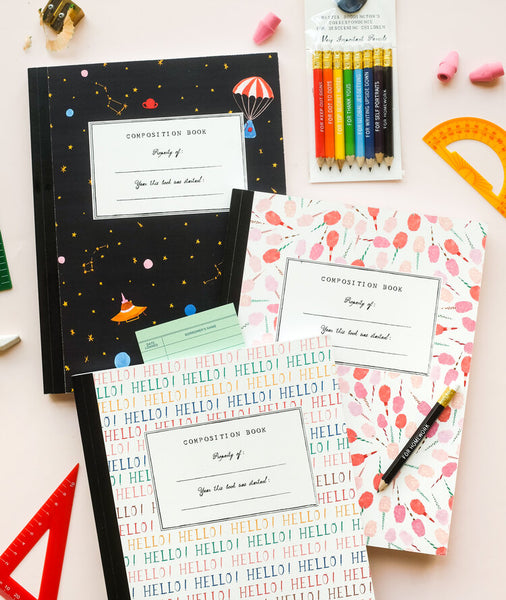 Composition Book - Mermaids on Parade - Where The Sidewalk Ends Toy Shop