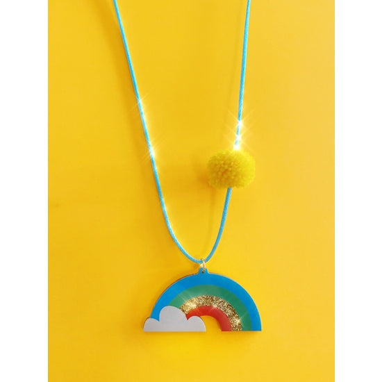 Rainbows Are Awesome Necklace - Where The Sidewalk Ends Toy Shop
