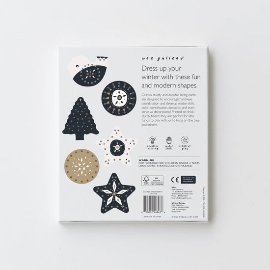 Festive Fun Lacing Ornaments - Where The Sidewalk Ends Toy Shop