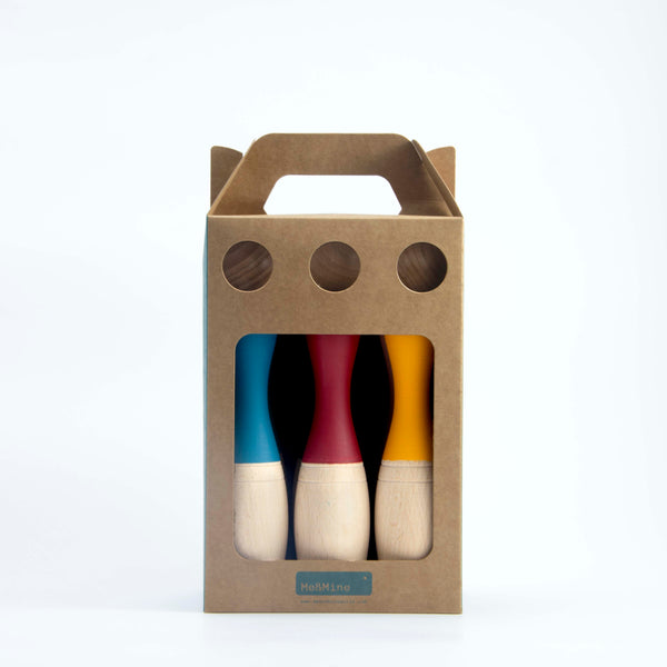 Wooden Bowling Pins - Where The Sidewalk Ends Toy Shop