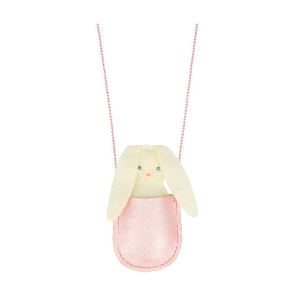 Bunny Pocket Necklace - Where The Sidewalk Ends Toy Shop