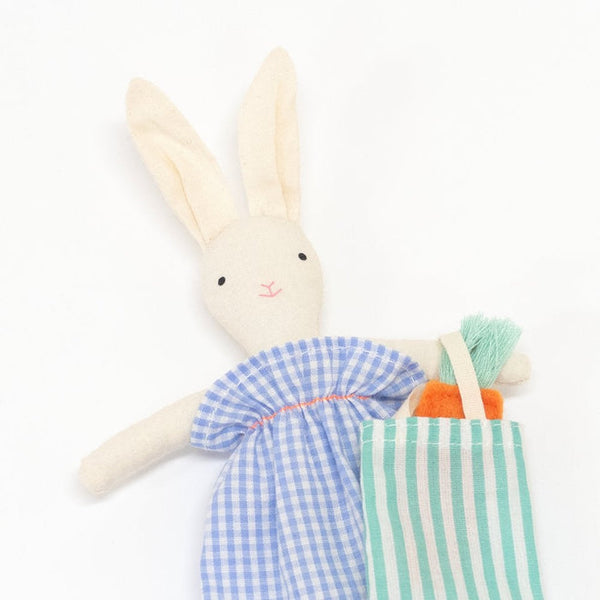 Bunny Mini Suitcase Doll - Where The Sidewalk Ends Toy Shop