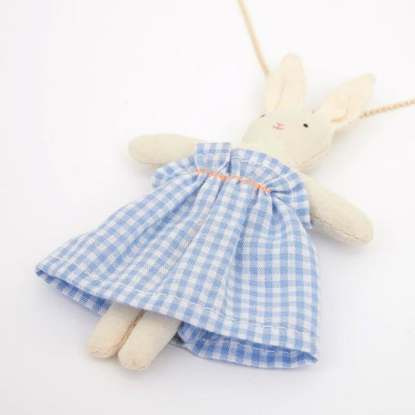 Bunny Doll Necklace - Where The Sidewalk Ends Toy Shop