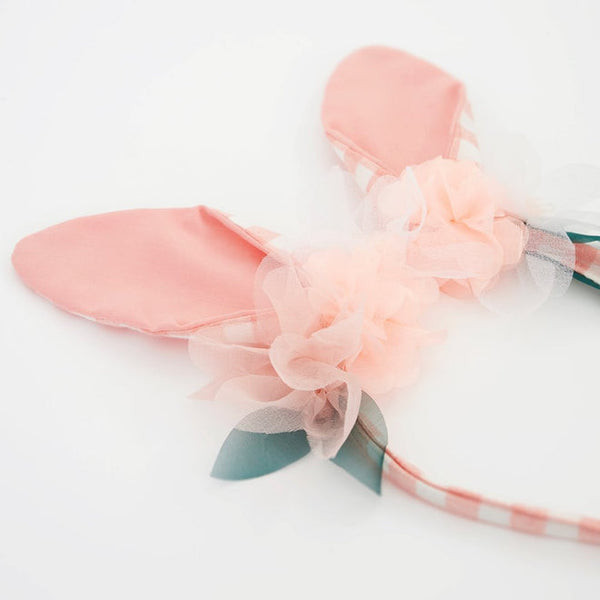 Embellished Gingham Bunny Headband - Where The Sidewalk Ends Toy Shop