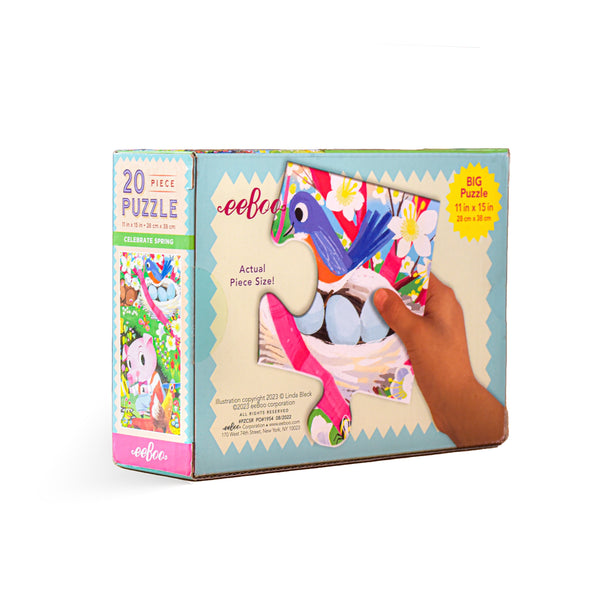 Celebrate Spring 20 Piece Puzzle - Where The Sidewalk Ends Toy Shop