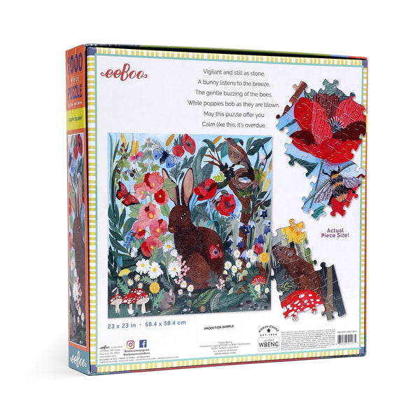 Poppy Bunny 1000 Piece Puzzle - Where The Sidewalk Ends Toy Shop