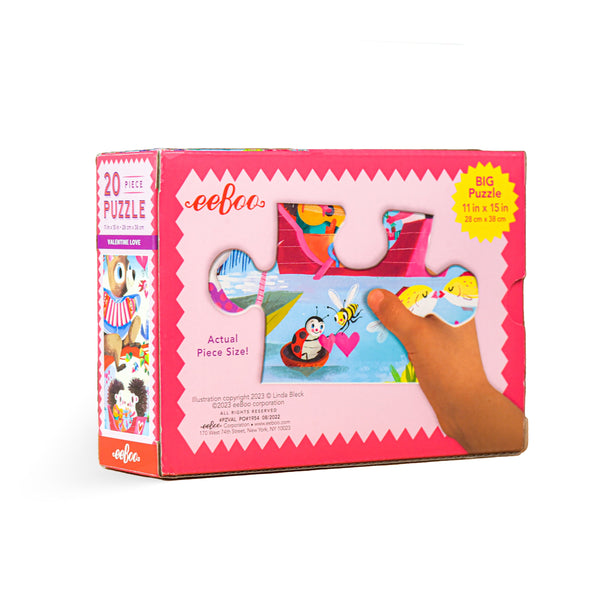 Valentine Love 20 Piece Puzzle - Where The Sidewalk Ends Toy Shop